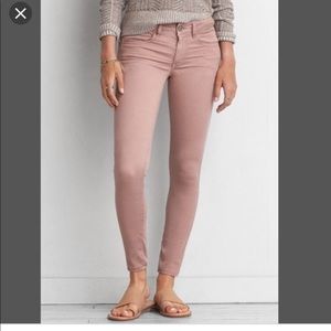 AE high waisted pink jeggings